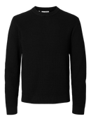 Pull En Maille - Black - Homme