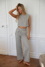 Jada Gray - Striped Top