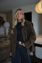 Veste Blazer Vicky - Chocolat