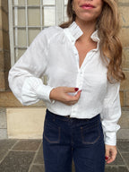 Blusa blanca Léonie