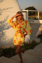 Colette Amarillo - Conjunto Estampado