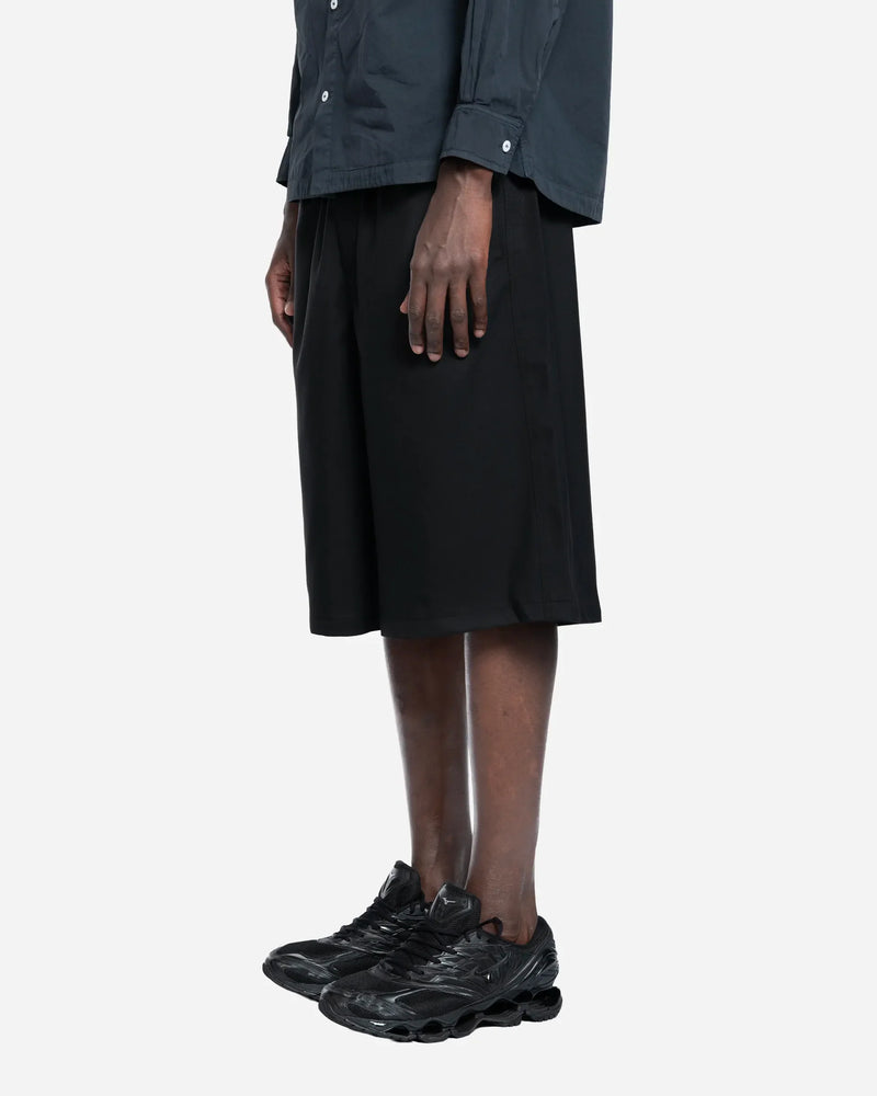 Short Ample en Coton Noir