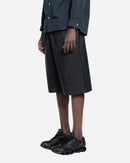 Short Ample en Coton Dark Grey