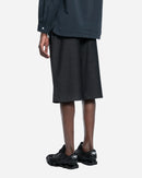 Short Ample en Coton Dark Grey