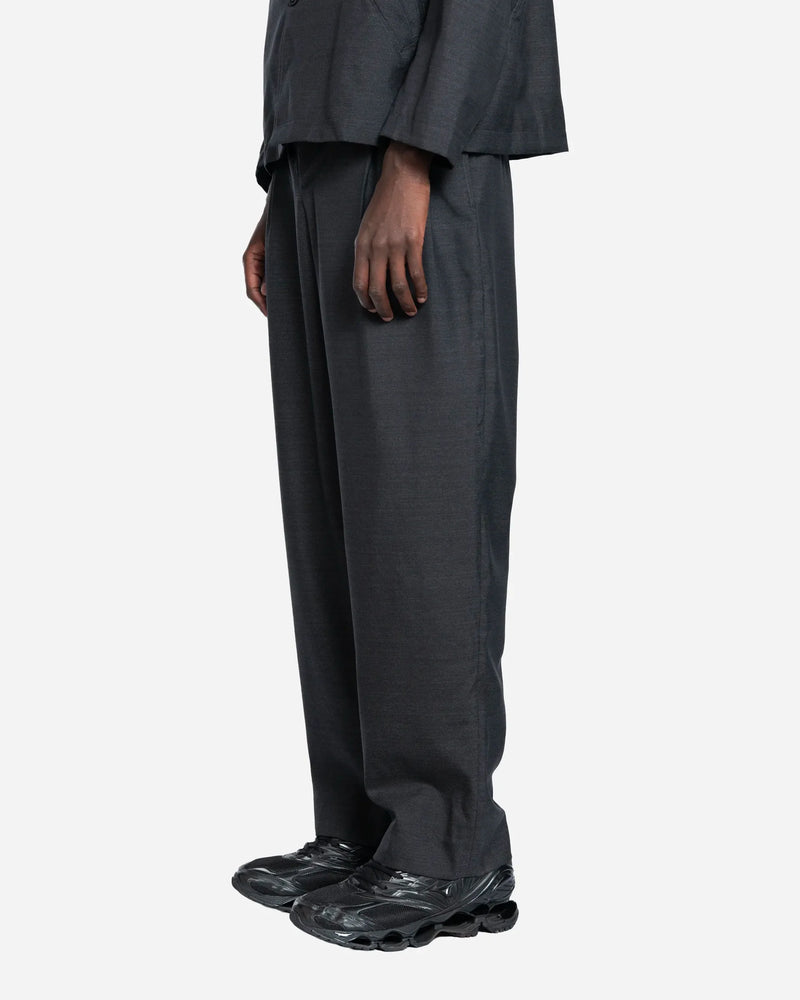 Pantalon à Deux Plis Dark Grey