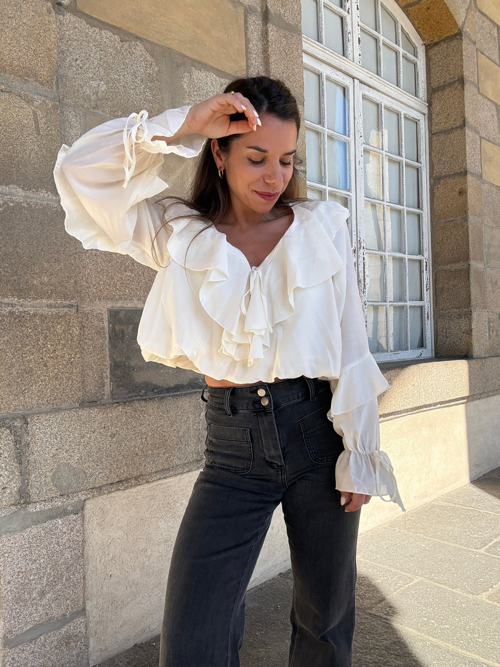 Blusa Iris Crudo