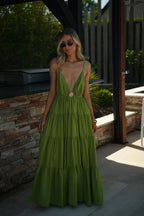 Robe Soleil Filipa - Verte