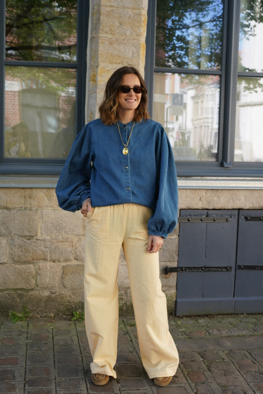 Pants Arthur Yellow Gingham