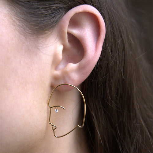 Boucle D'Oreille Matisse 1 Diamant