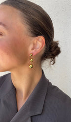 Boucles D'Oreilles Asymmetric Pearl
