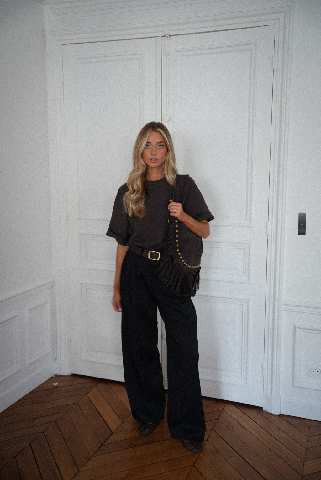 Pantalon Droit Achille - Noir