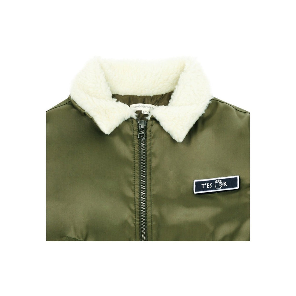 Bomber Top Gun - Vert Kaki - Garçon