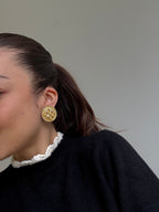 Vintage Earrings - Fancy Beads and Braiding