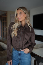 Solan Chocolat - Suede Jacket