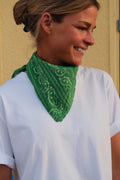Foulard bandana vert