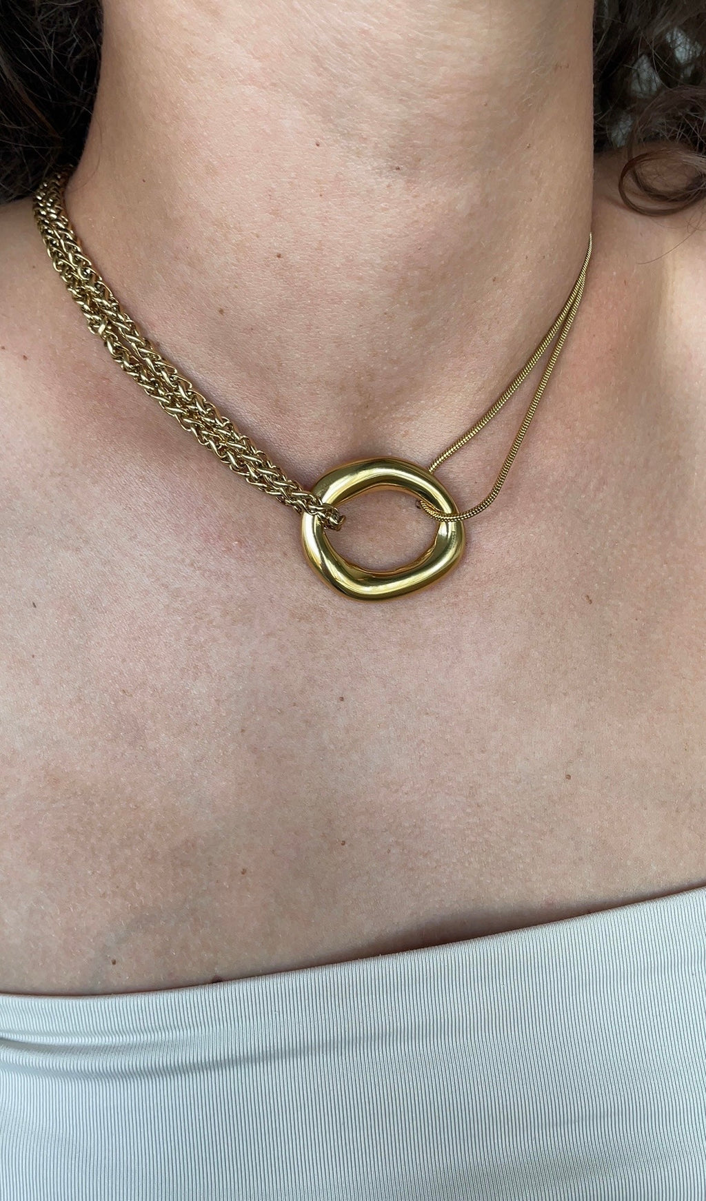 Circular Combined Necklace