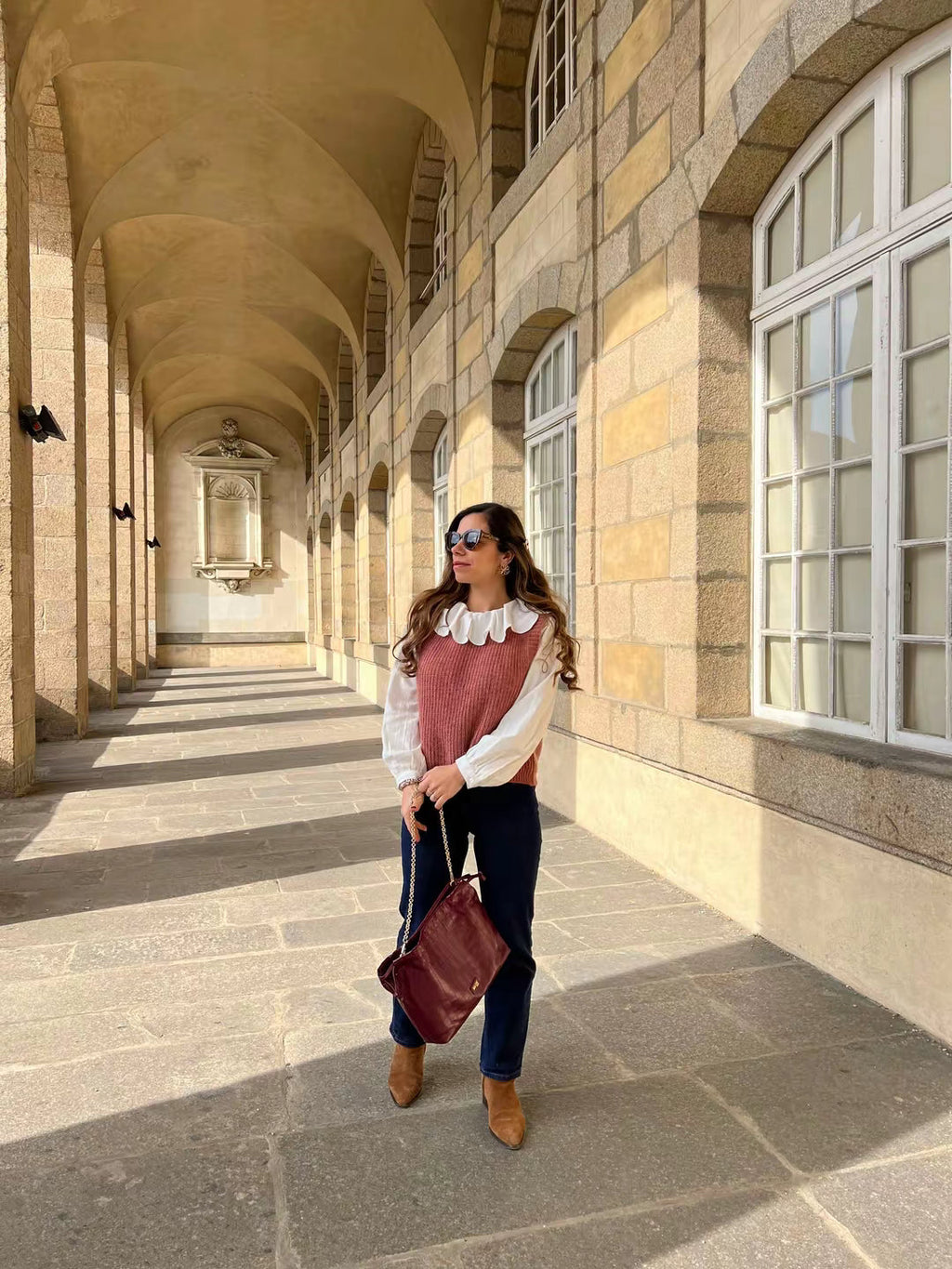 Vaquero recto Solange en denim bruto
