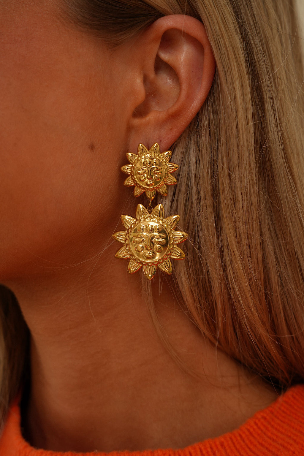 Boucles D’Oreilles Acier - Joy Dorées