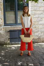 Froufrou Gauthier Denim Pants Red