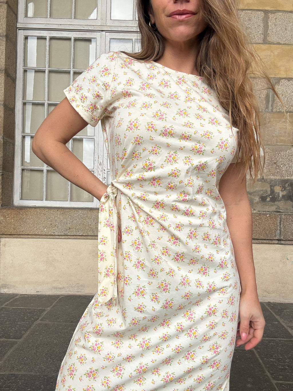 Vestido Largo Lazo Lucia