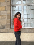 Anna orange-red jumper