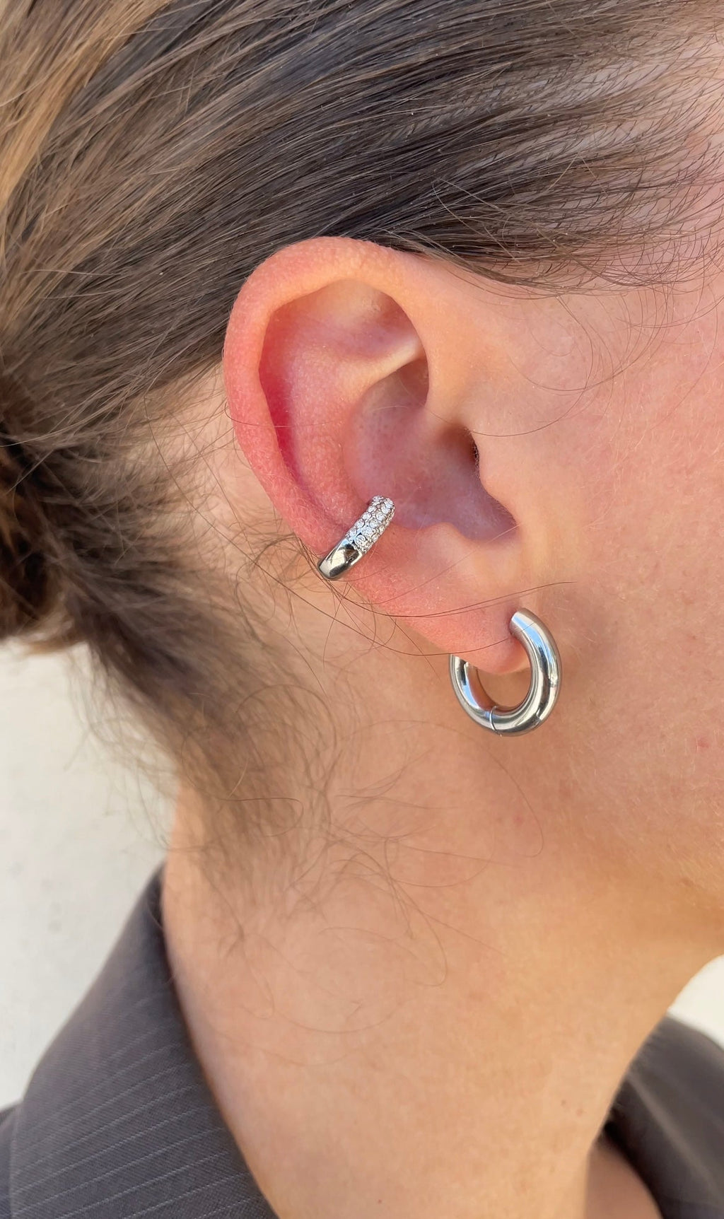 Earcuff Semi Gems