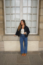 Chaqueta trench Liberty de algodón marino Edith