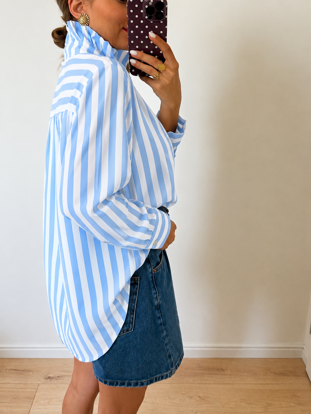 Chemise Rayée Ciel
