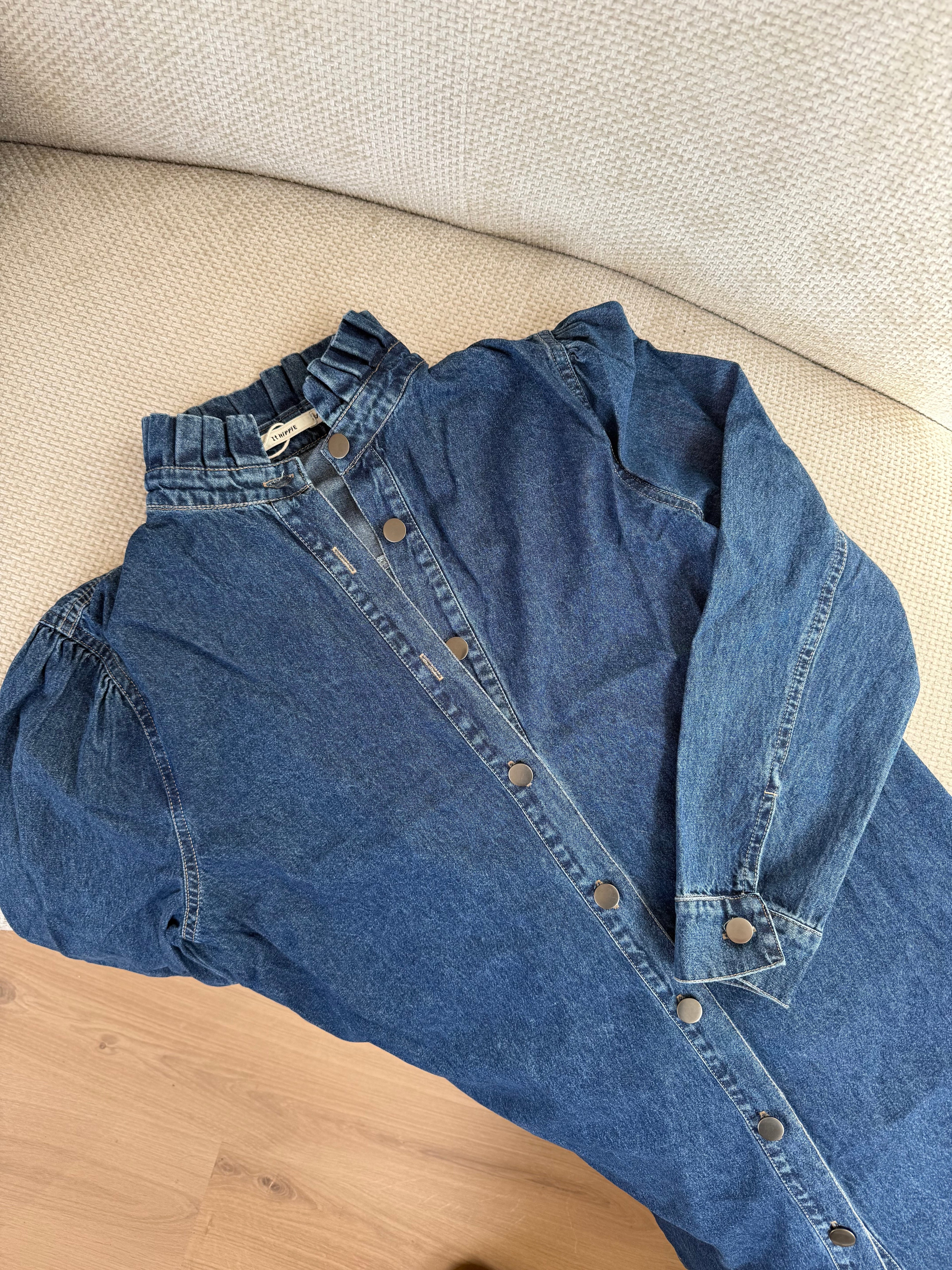 Marion Long Sleeve Denim Dress