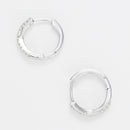 Boucles D'Oreilles "Leif" D0,14/42 - Or Blanc 375/1000