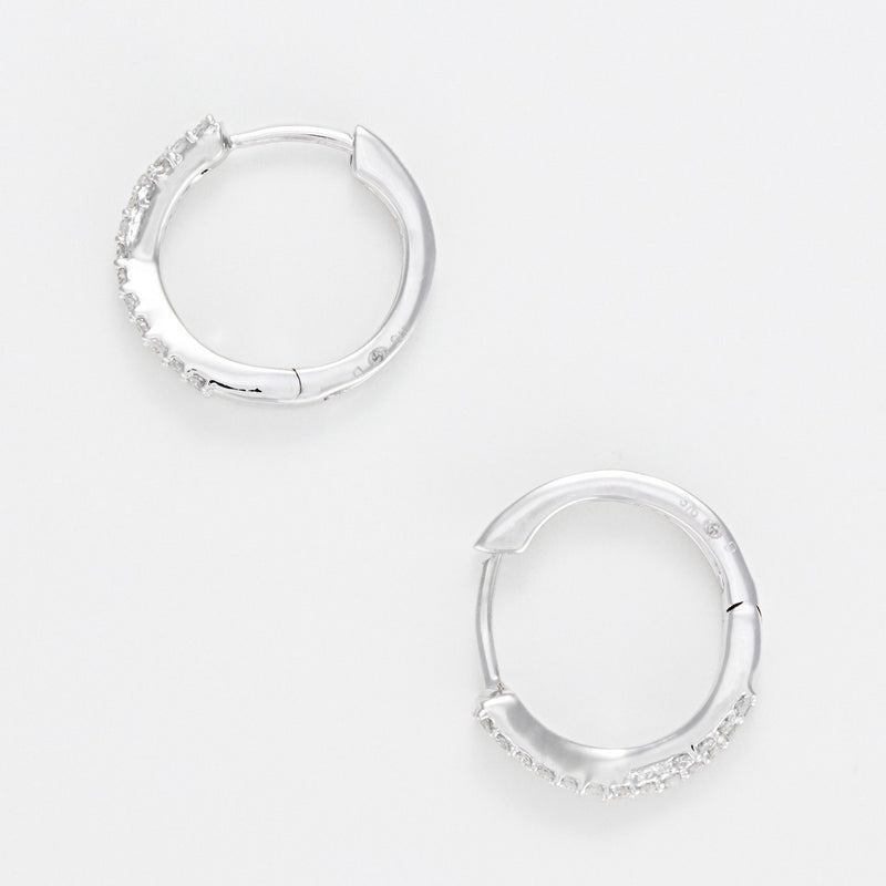 Boucles D'Oreilles "Leif" D0,14/42 - Or Blanc