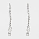 Boucles D'Oreilles "Charms" - Or Blanc