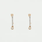 Boucles D'Oreilles "Créoles Charms" D0,1/30Ct - Or Jaune