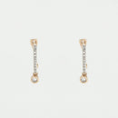 Pendientes “Dijes Criollos” D0.1/30Ct – Oro Amarillo