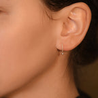 Boucles D'Oreilles "Créoles Charms" D0,1/30Ct