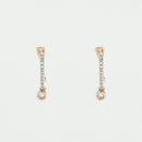 Pendientes "Creoles Charms" D0,1/30Ct - Oro Amarillo 375/1000