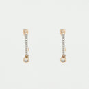 Earrings "Créoles Charms" D0,1/30Ct - Yellow Gold 375/1000