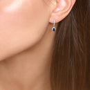 Boucles D'Oreilles "Badia" - Or Blanc 375/1000