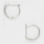 Pendientes “Sparkling Creole” – Oro blanco