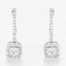 Boucles D'Oreilles "Quadra" D0,30/72 - Or Blanc