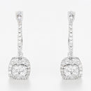 Boucles D'Oreilles "Quadra" D0,30/72 - Or Blanc