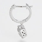 "Quadra" Earrings D0.30/72 - 375/1000 White Gold
