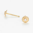 Boucle D'Oreilles "Aliza" D 0,05/2 - Or Jaune 375/1000