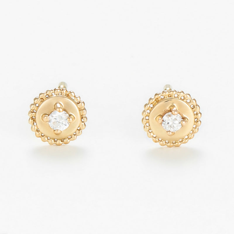 Boucle D'Oreilles "Aliza" D 0,05/2 - Or Jaune 375/1000
