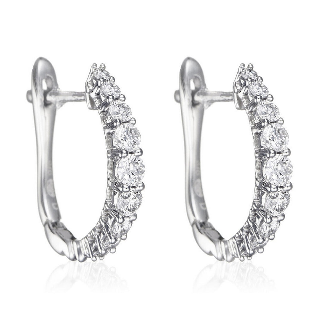 Pendientes "Euphorie" Diamantes 0.30/18 - Oro blanco