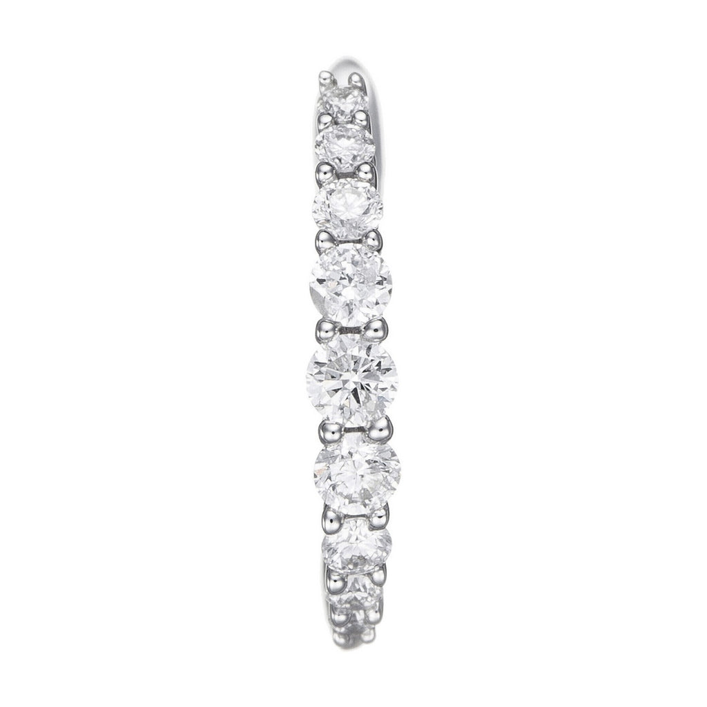 "Euphorie" Earrings D0.30/18 - 375/1000 White Gold
