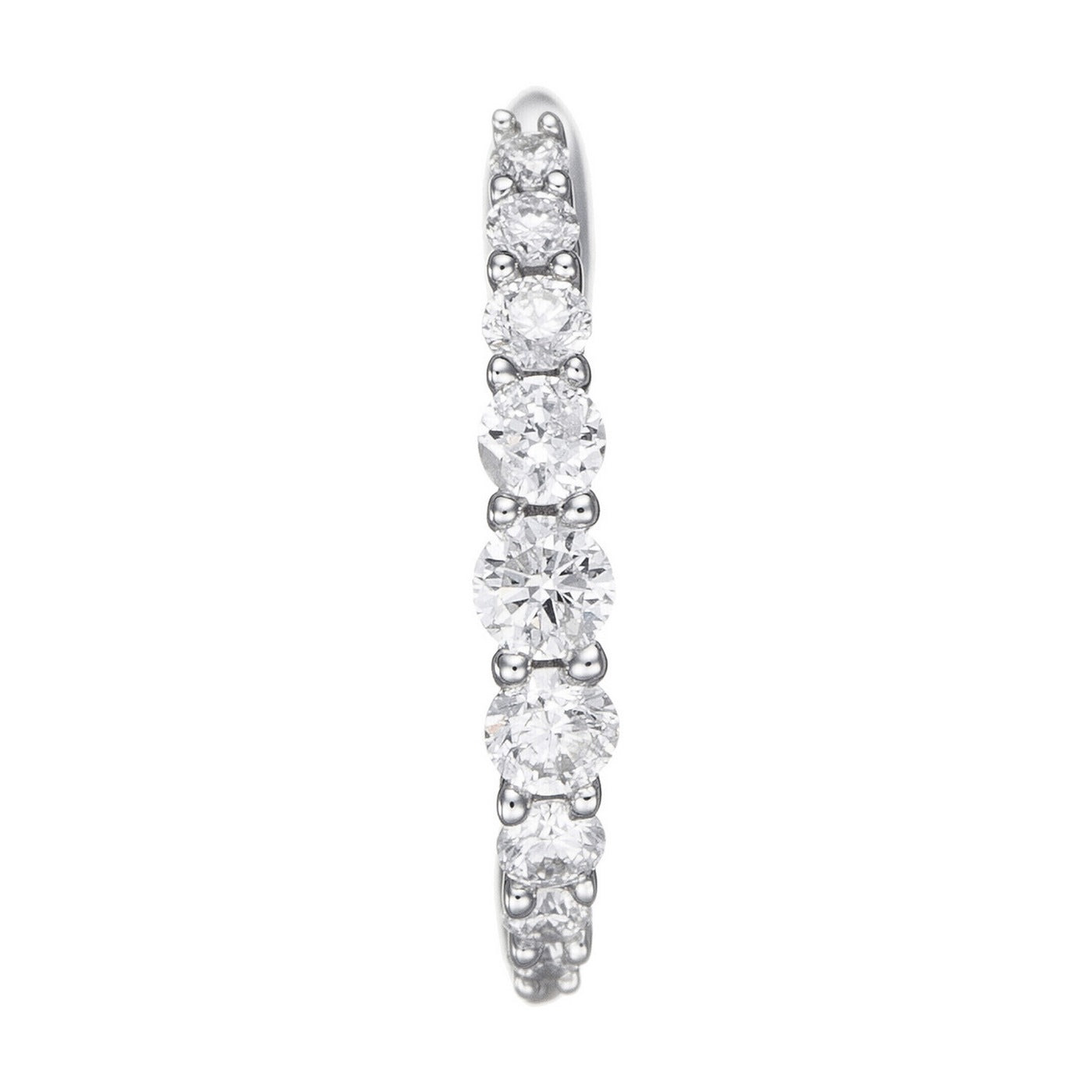 "Euphorie" Earrings D0.30/18 - 375/1000 White Gold