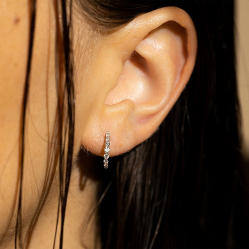 Boucles D'Oreilles "Euphorie" Diamants 0,30/18 - Or Blanc