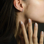 "Euphorie" Earrings D0.30/18 - 375/1000 White Gold