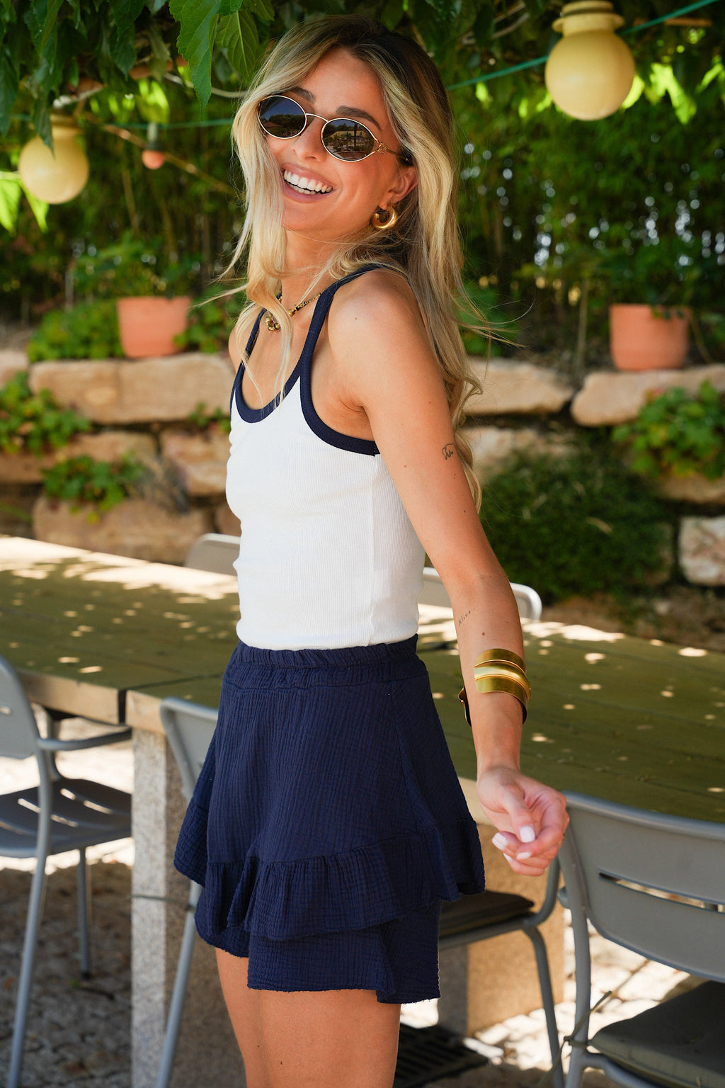 Jupe Short Lola - Marine